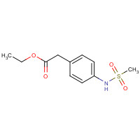 58827-89-7 ethyl 2-[4-(methanesulfonamido)phenyl]acetate chemical structure