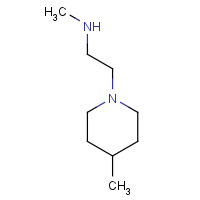 915924-43-5 N-methyl-2-(4-methylpiperidin-1-yl)ethanamine chemical structure