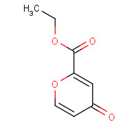 1551-45-7 ethyl 4-oxopyran-2-carboxylate chemical structure