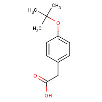 135066-21-6 2-[4-[(2-methylpropan-2-yl)oxy]phenyl]acetic acid chemical structure