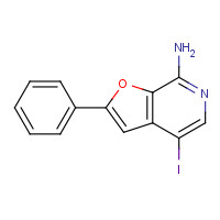 1326713-86-3 4-iodo-2-phenylfuro[2,3-c]pyridin-7-amine chemical structure
