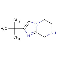1253801-23-8 2-tert-butyl-5,6,7,8-tetrahydroimidazo[1,2-a]pyrazine chemical structure