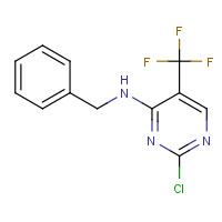 26243-43-6 N-benzyl-2-chloro-5-(trifluoromethyl)pyrimidin-4-amine chemical structure