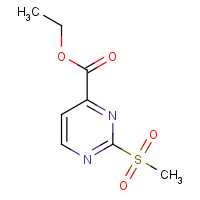 250726-40-0 ethyl 2-methylsulfonylpyrimidine-4-carboxylate chemical structure