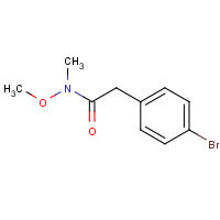 149652-50-6 2-(4-bromophenyl)-N-methoxy-N-methylacetamide chemical structure