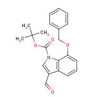 914348-99-5 tert-butyl 3-formyl-7-phenylmethoxyindole-1-carboxylate chemical structure