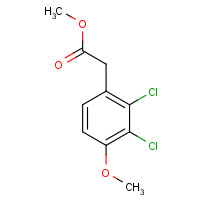 91361-41-0 methyl 2-(2,3-dichloro-4-methoxyphenyl)acetate chemical structure