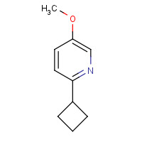 1196074-36-8 2-cyclobutyl-5-methoxypyridine chemical structure