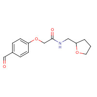 680992-22-7 2-(4-formylphenoxy)-N-(oxolan-2-ylmethyl)acetamide chemical structure