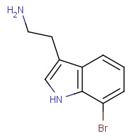 40619-69-0 2-(7-bromo-1H-indol-3-yl)ethanamine chemical structure