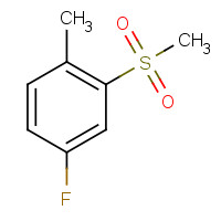 828270-66-2 4-fluoro-1-methyl-2-methylsulfonylbenzene chemical structure