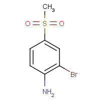 57946-90-4 2-bromo-4-methylsulfonylaniline chemical structure