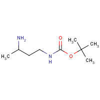 878799-20-3 tert-butyl N-(3-aminobutyl)carbamate chemical structure