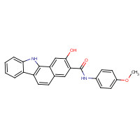 86-19-1 2-hydroxy-N-(4-methoxyphenyl)-11H-benzo[a]carbazole-3-carboxamide chemical structure