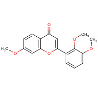 80710-39-0 2-(2,3-dimethoxyphenyl)-7-methoxychromen-4-one chemical structure