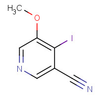 1138444-07-1 4-iodo-5-methoxypyridine-3-carbonitrile chemical structure
