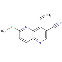 872714-55-1 4-ethenyl-6-methoxy-1,5-naphthyridine-3-carbonitrile chemical structure