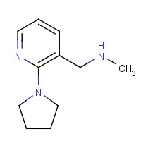 857284-17-4 N-methyl-1-(2-pyrrolidin-1-ylpyridin-3-yl)methanamine chemical structure