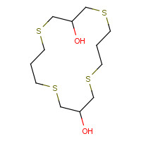 109909-33-3 1,5,9,13-tetrathiacyclohexadecane-3,11-diol chemical structure