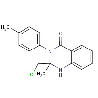 217461-89-7 2-(chloromethyl)-2-methyl-3-(4-methylphenyl)-1H-quinazolin-4-one chemical structure
