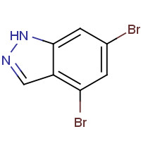 447430-07-1 4,6-dibromo-1H-indazole chemical structure