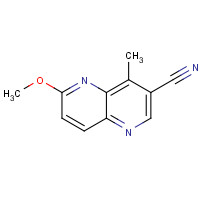 1417554-60-9 6-methoxy-4-methyl-1,5-naphthyridine-3-carbonitrile chemical structure