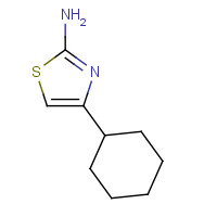 7496-55-1 4-cyclohexyl-1,3-thiazol-2-amine chemical structure