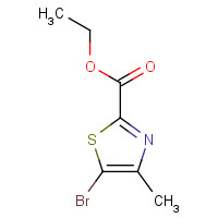 79247-80-6 ethyl 5-bromo-4-methyl-1,3-thiazole-2-carboxylate chemical structure