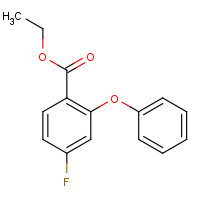 1228876-63-8 ethyl 4-fluoro-2-phenoxybenzoate chemical structure
