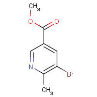 1174028-22-8 methyl 5-bromo-6-methylpyridine-3-carboxylate chemical structure