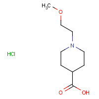 193537-80-3 1-(2-methoxyethyl)piperidine-4-carboxylic acid;hydrochloride chemical structure