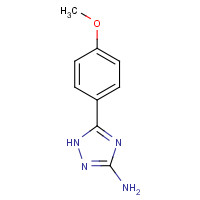 54464-14-1 5-(4-methoxyphenyl)-1H-1,2,4-triazol-3-amine chemical structure