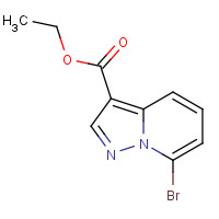 885276-77-7 ethyl 7-bromopyrazolo[1,5-a]pyridine-3-carboxylate chemical structure