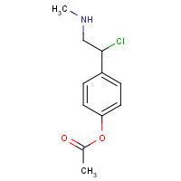136529-69-6 [4-[1-chloro-2-(methylamino)ethyl]phenyl] acetate chemical structure