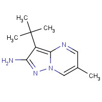 1375088-07-5 3-tert-butyl-6-methylpyrazolo[1,5-a]pyrimidin-2-amine chemical structure