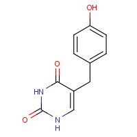 17187-50-7 5-[(4-hydroxyphenyl)methyl]-1H-pyrimidine-2,4-dione chemical structure