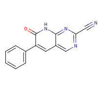 867353-46-6 7-oxo-6-phenyl-8H-pyrido[2,3-d]pyrimidine-2-carbonitrile chemical structure