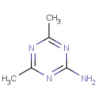 1853-90-3 4,6-dimethyl-1,3,5-triazin-2-amine chemical structure