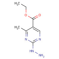 66373-46-4 ethyl 2-hydrazinyl-4-methylpyrimidine-5-carboxylate chemical structure