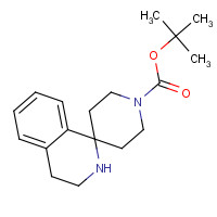 1160247-65-3 tert-butyl spiro[3,4-dihydro-2H-isoquinoline-1,4'-piperidine]-1'-carboxylate chemical structure