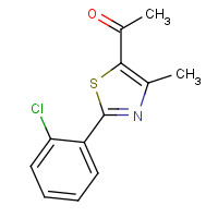 478047-30-2 1-[2-(2-chlorophenyl)-4-methyl-1,3-thiazol-5-yl]ethanone chemical structure