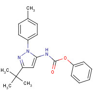 285984-47-6 phenyl N-[5-tert-butyl-2-(4-methylphenyl)pyrazol-3-yl]carbamate chemical structure