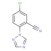 449758-31-0 5-chloro-2-(1,2,4-triazol-1-yl)benzonitrile chemical structure