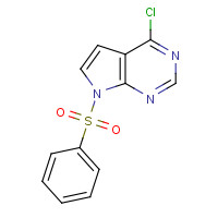 186519-89-1 7-(benzenesulfonyl)-4-chloropyrrolo[2,3-d]pyrimidine chemical structure