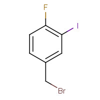 260050-97-3 4-(bromomethyl)-1-fluoro-2-iodobenzene chemical structure