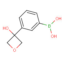 1403992-43-7 [3-(3-hydroxyoxetan-3-yl)phenyl]boronic acid chemical structure