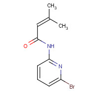 618446-04-1 N-(6-bromopyridin-2-yl)-3-methylbut-2-enamide chemical structure