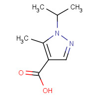 1007541-94-7 5-methyl-1-propan-2-ylpyrazole-4-carboxylic acid chemical structure