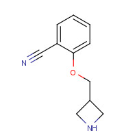 1332301-06-0 2-(azetidin-3-ylmethoxy)benzonitrile chemical structure