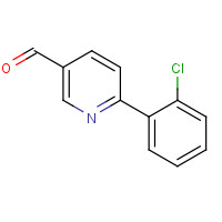 898404-60-9 6-(2-chlorophenyl)pyridine-3-carbaldehyde chemical structure